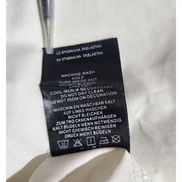 Banned Apparel White Fit & Flare Dress Embroidered Model Face 4XL New Rockabilly - Picture 8 of 12